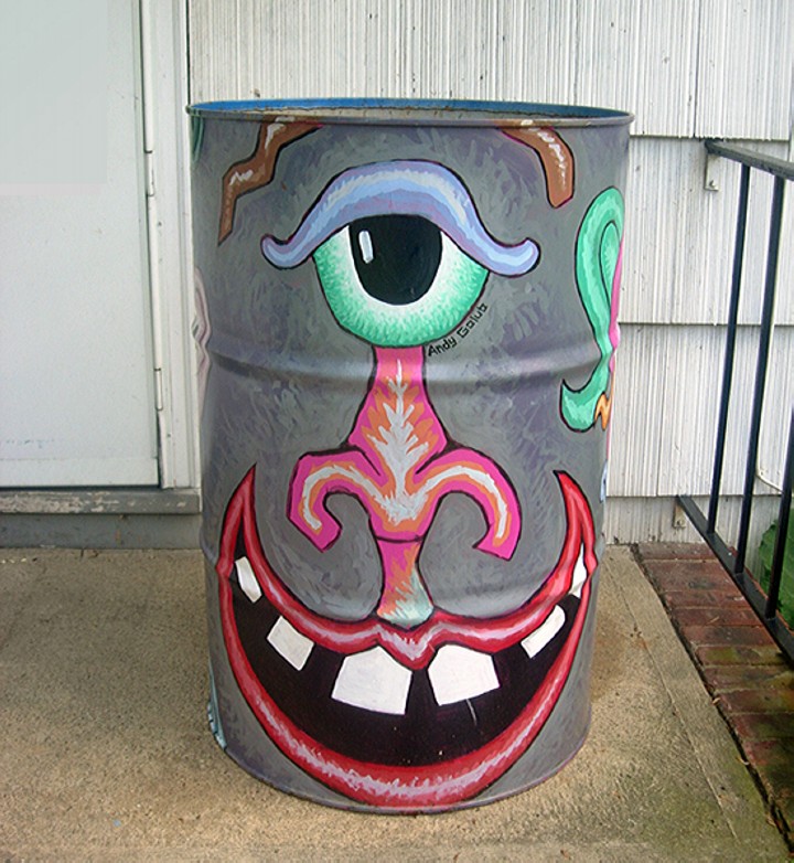 Trash Can Street Art | Upcycle Art