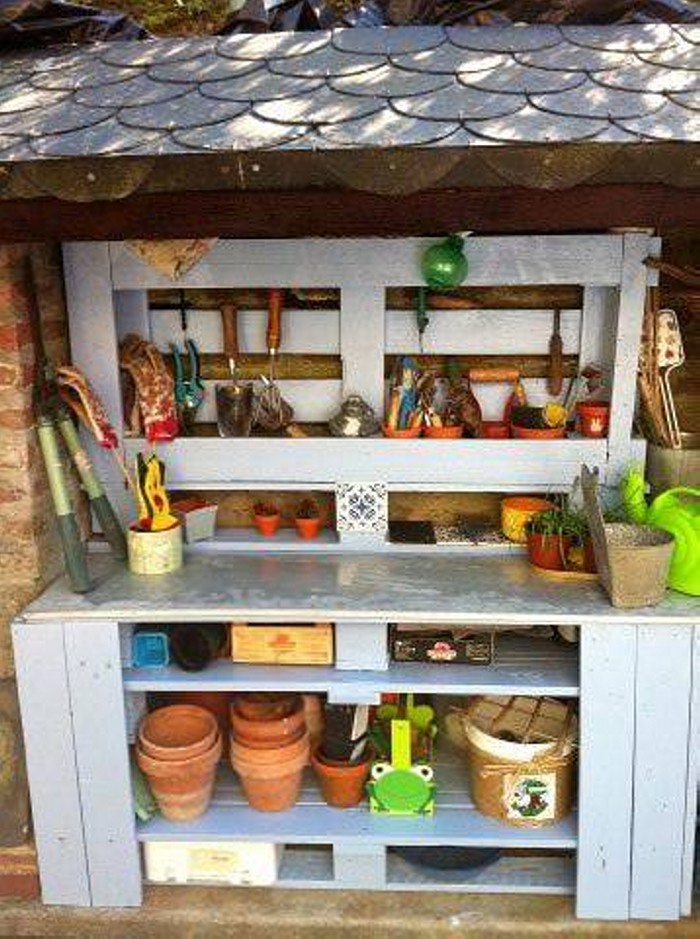 Pallet Mud Kitchen Upcycling Ideas
