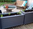 DIY Shutters Recycled to Flower Tubs