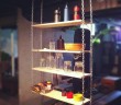 pallet chain hanging shelves