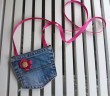 Denim jeans upcycled purse