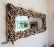 Driftwood Mirror at Wall