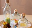 glass bottles candles