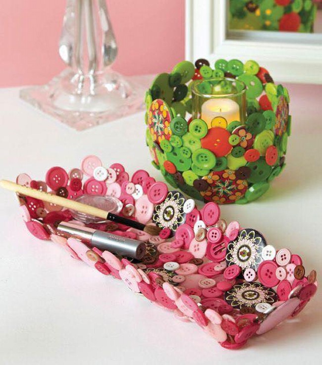 Crafts Made with Buttons | Upcycle Art