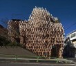 Wooden Sticks Architectural Project in Japan