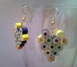 pencil crayon earrings