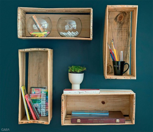 Upcycled Pallet Wall Shelves | Upcycle Art