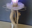 Lamp Made with Recycled Driftwood