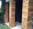 Pallet Columns Decor