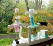 Styrofoam kids sculptures