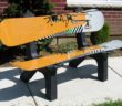 Garden Snowboard Bench