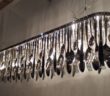 Upcycled Spoons Hanging Lamp