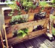 wood pallet garden planter