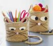 Sisal Rope cat storage baskets