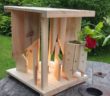pallet decor planter