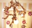 driftwood chandelier crafting