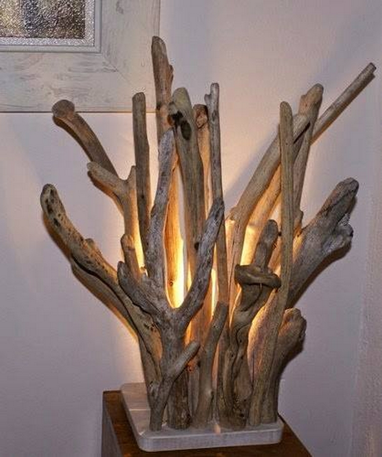 Lamps Made From Recycled Wood | Upcycle Art
