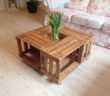 upcycled wood pallet table