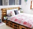 wooden pallet bed