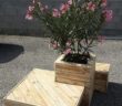 seating attached planter