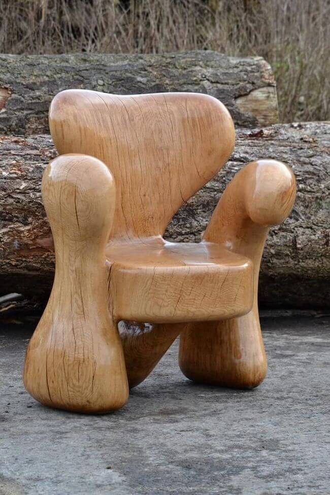 handmade wood log rustic furniture ideas (3)