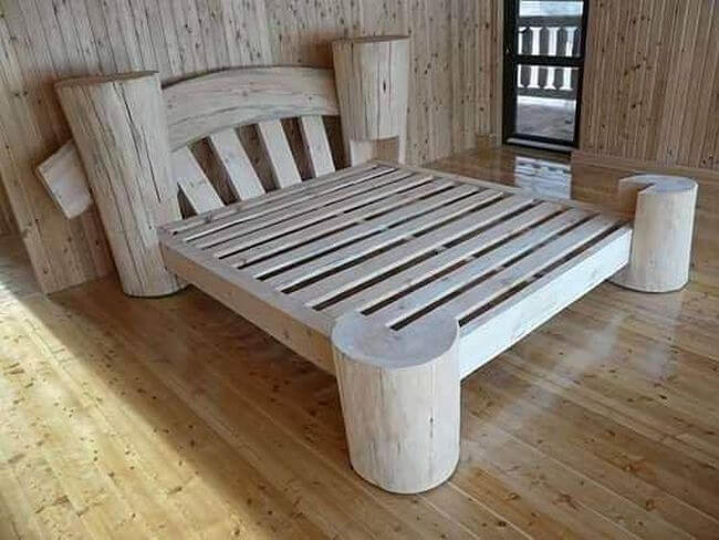 handmade wood log rustic furniture ideas (6)