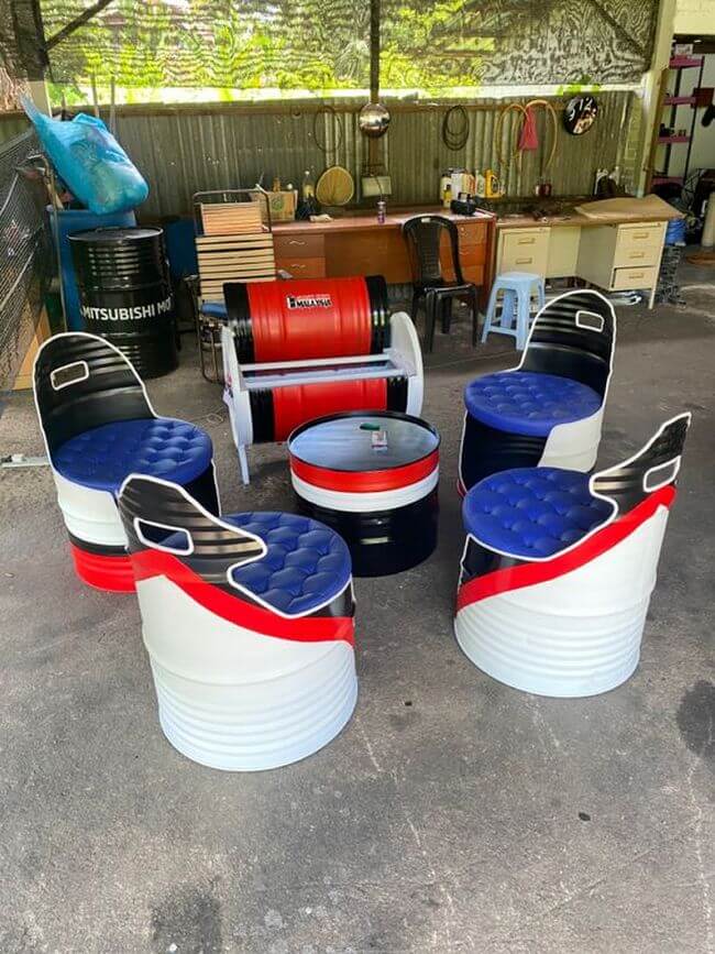 metal drum furniture ideas (2)