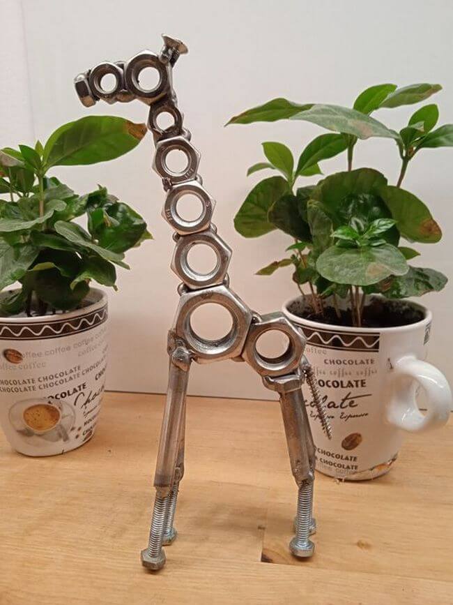 Amazing DIY Scrap Metal Art Craft Sculptures Upcycle Art